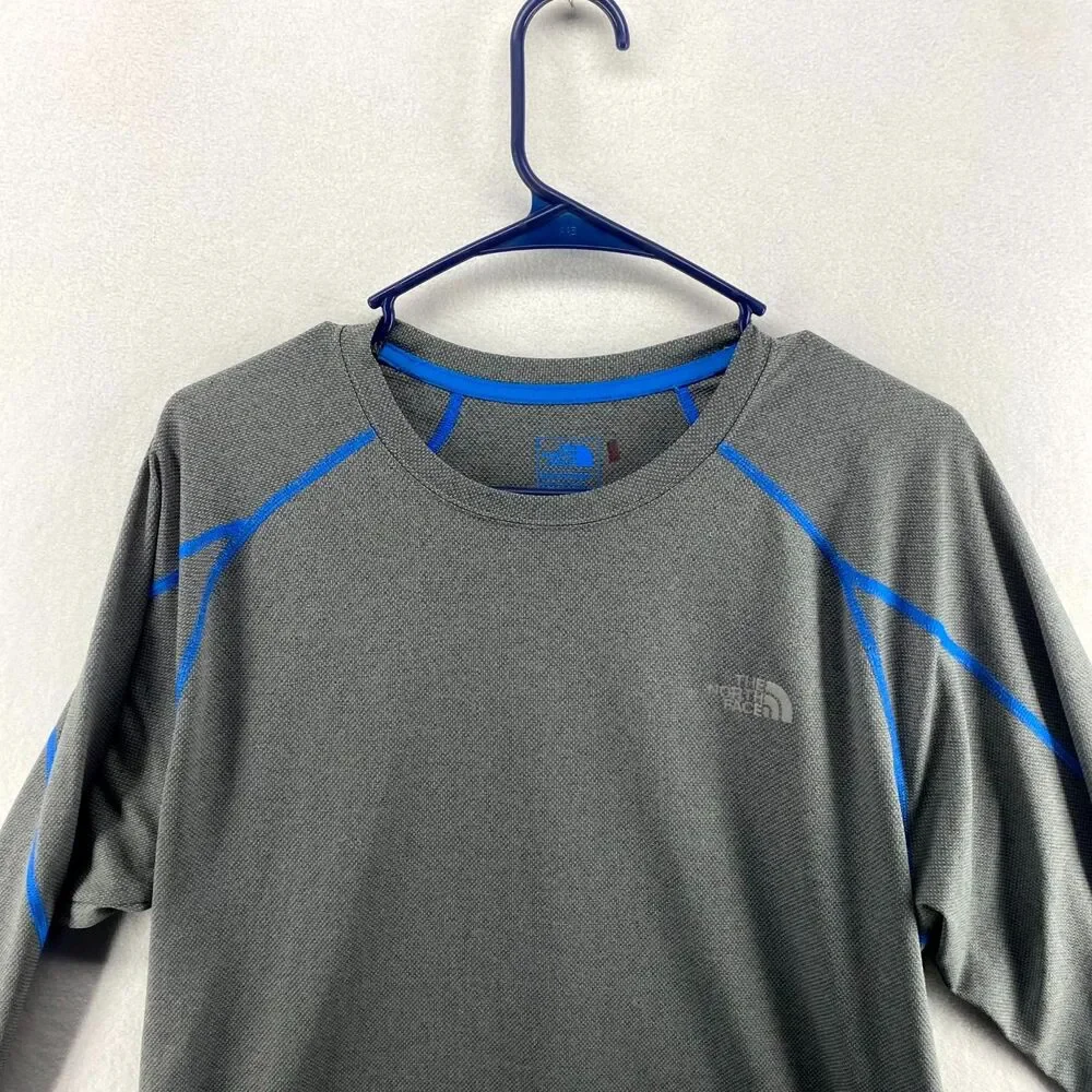 The North Face FlashDry Long Sleeve Shirt‎ Gray Color Mens Size M